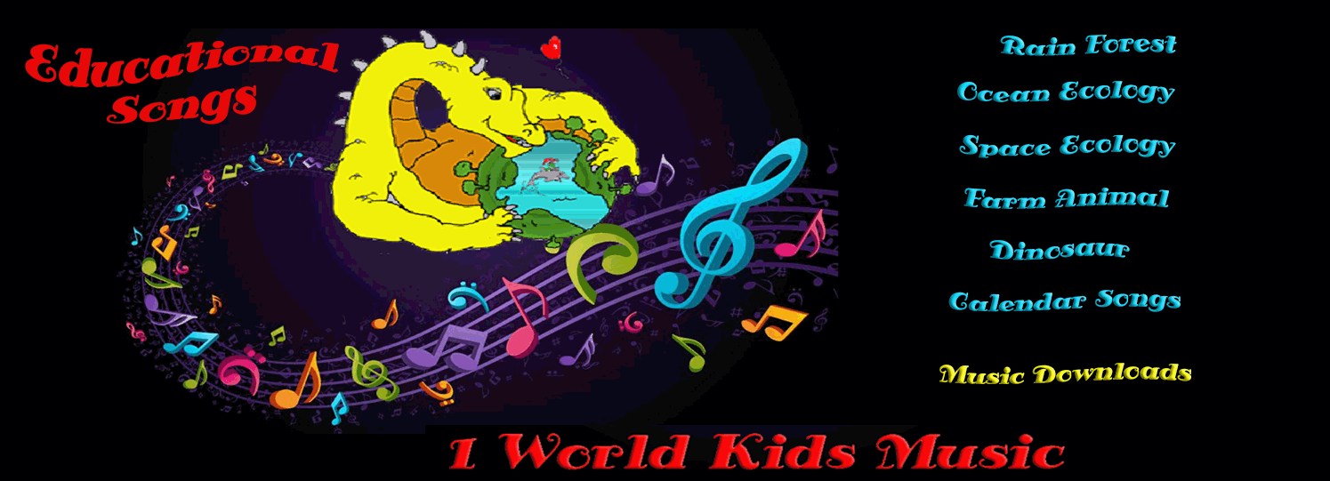 1 World Kid's Music Header, educational, ecological music